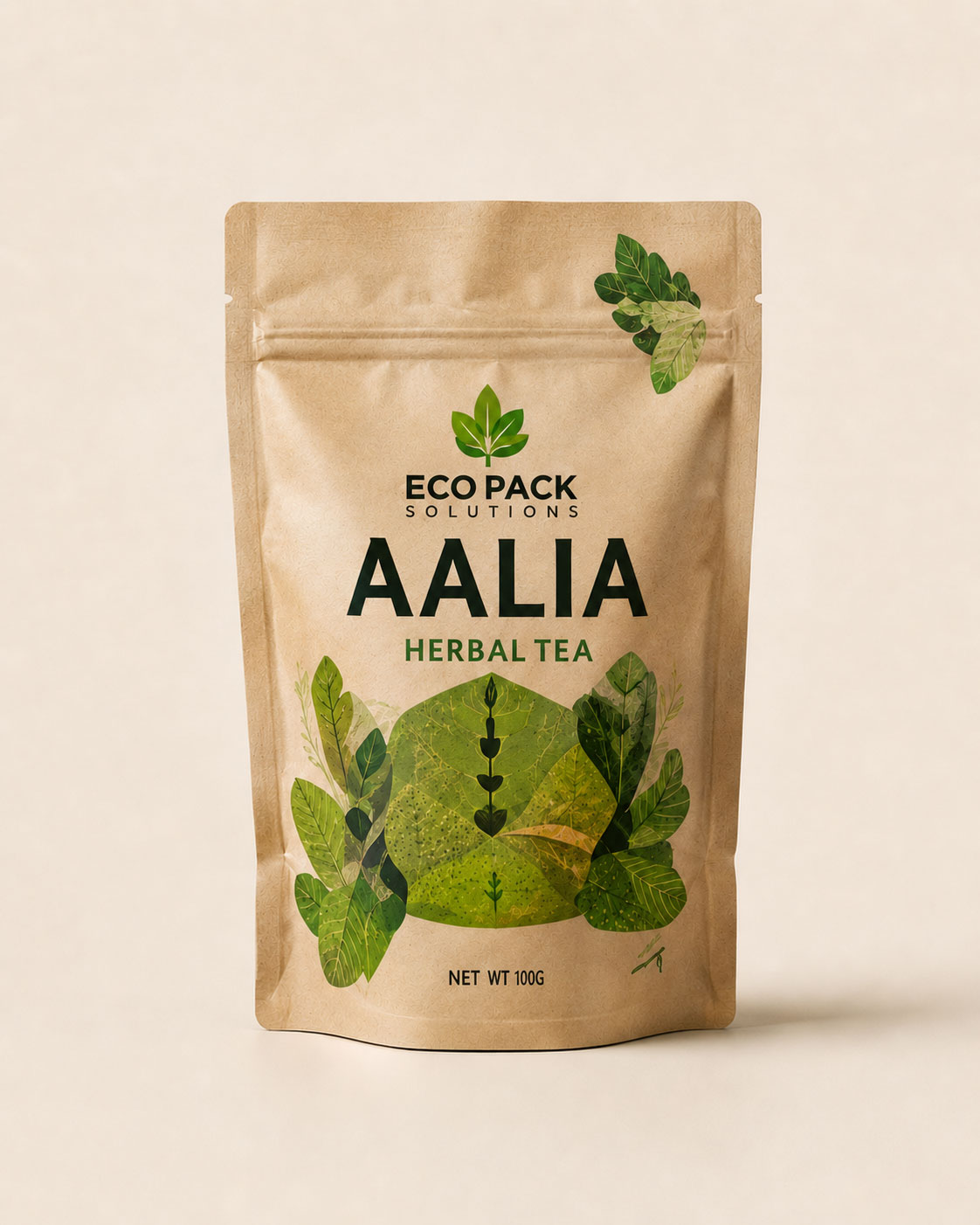 Sustainable compostable packaging pouch
