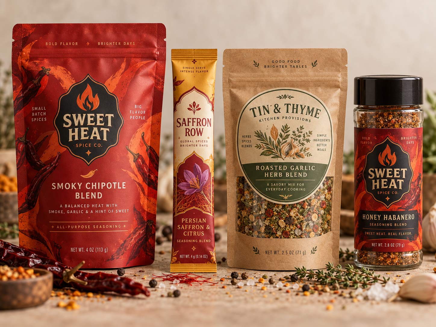 Spice and Seasoning Packaging: Bags, Stick Packs, and Jars That Keep Flavor In